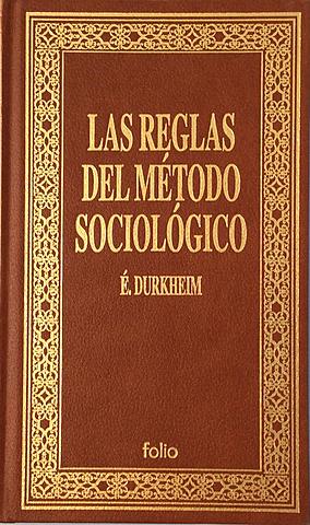 Obra “Las reglas del método sociológico”