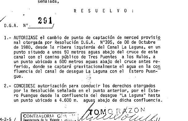 H. Hurtado obtiene traslado en punto captación