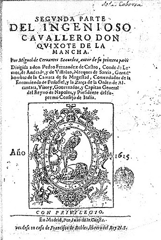 CERVANTES ESCRIBE LA PRIMERA PARTE DEL QUIJOTE