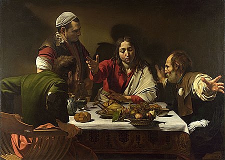 Los discípulos de Emaús - Caravaggio (Barroco)