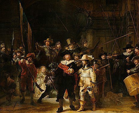 La ronda de noche - Rembrandt (Barroco)