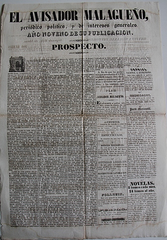 Fin de la publicación El Avisador Malagueño