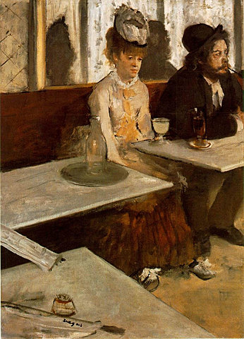 Los bebedores de Absenta - Degas (Impresionismo)