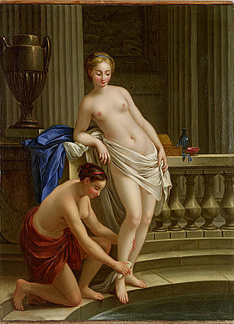 Dos mujeres en el baño - Joseph-Marie Vien (Neoclasicismo)