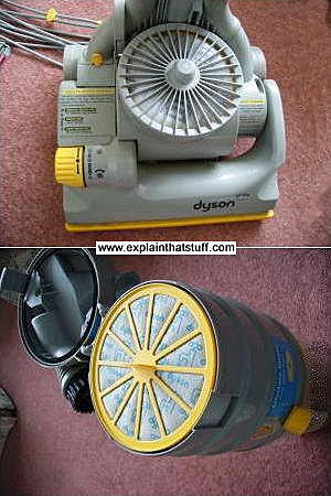 The first bagless vacuum cleaners.