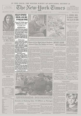 Ronald Reagan Raises Nuclear Funds