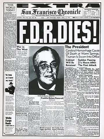 Roosevelt Dies