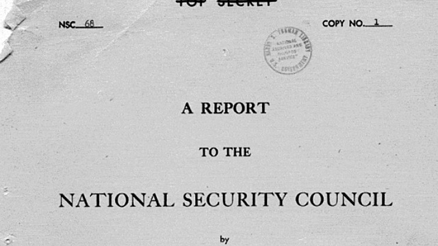 National Security Council Memorandum Number 68 (NSC-68)