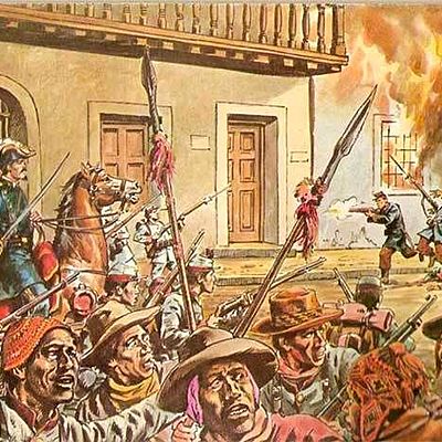 Timeline: período 1739-1821.