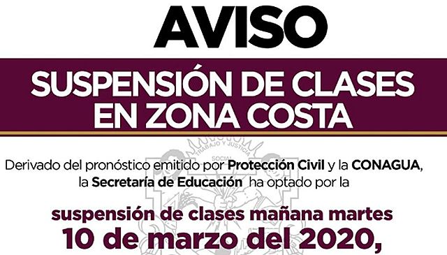 Suspension de clases