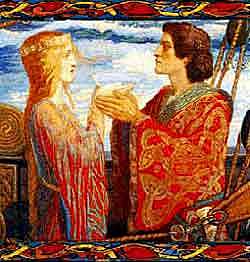 Roman o Tristanu in Izoldi: - viteški roman, - bretonska snov - nesrečna ljubezen in smrt - arhetip