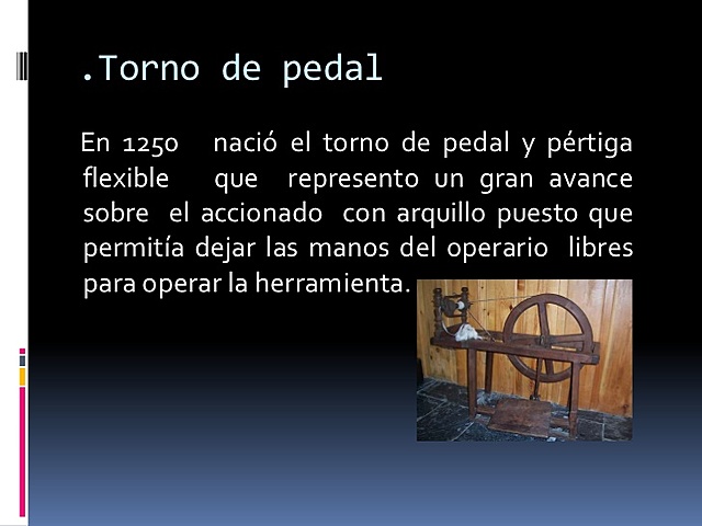 torno de pedal