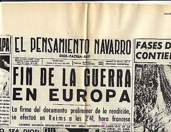 Suicidio de Hitler y caída de Berlín.