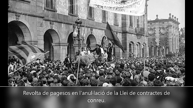 Anul·lació de la Llei de Contractes de Conreu.