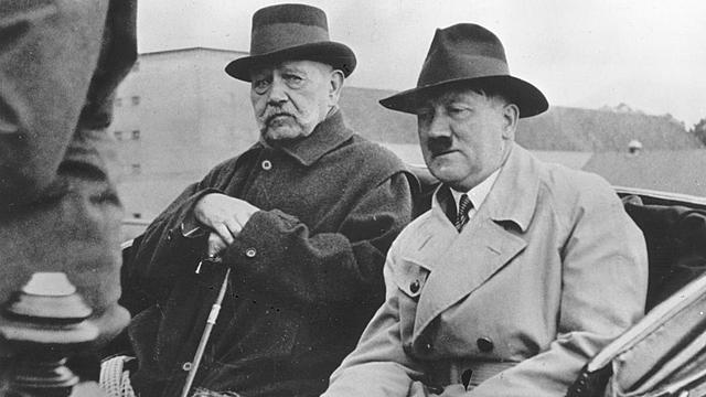 La mort du President Von Hindenburg