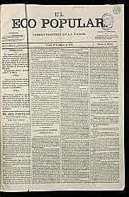 Desaparición de "El Eco Popular"