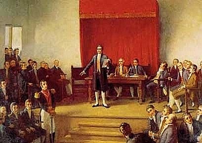 Primera junta de gobierno en Chile.