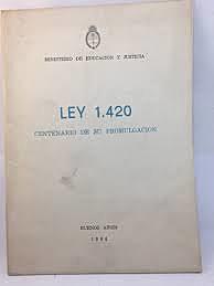 Ley 1420 de educación común