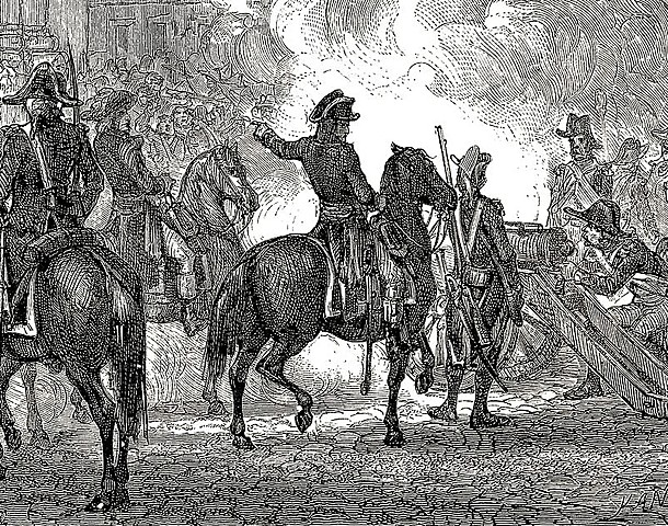 Repressione degli insorti monarchici a Parigi