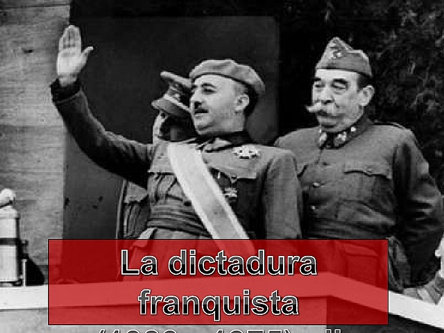 La dictadura franquista