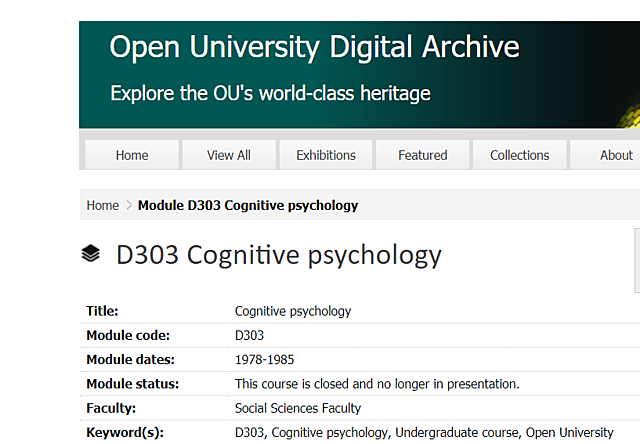 Virtual Summer School (VSS) for Open University