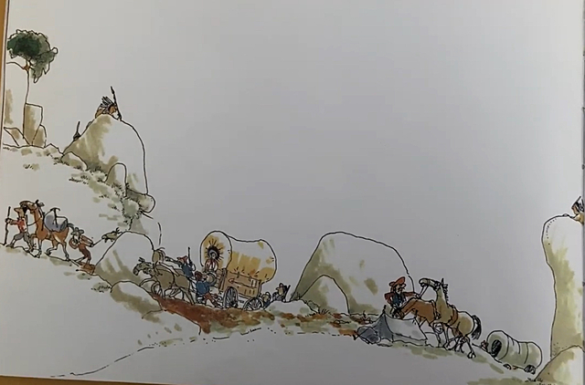 There was a gold rush in America.