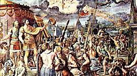 Timeline: El Bajo Imperio romano. de Diocleciano hasta la caída del Imperio Romano de Occidente