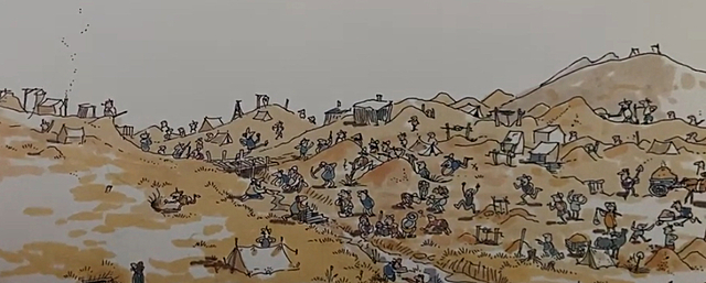 The governor sent mounted police to enforce the law.