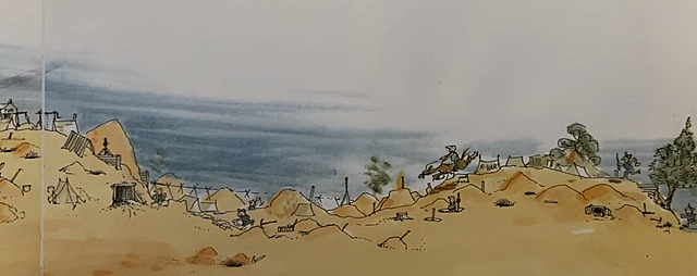 Ready for a possible attack.