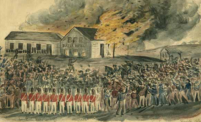 Eurika hotel set on fire