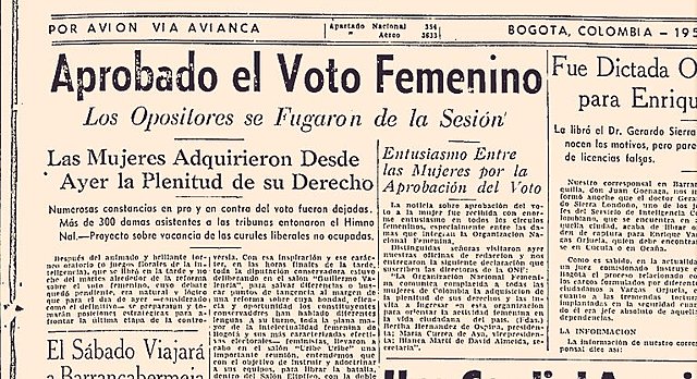 Reconocimiento de las muejres como ciudadanas