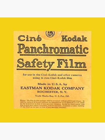 Kodak saca su película Pancromática en blanco y negro.