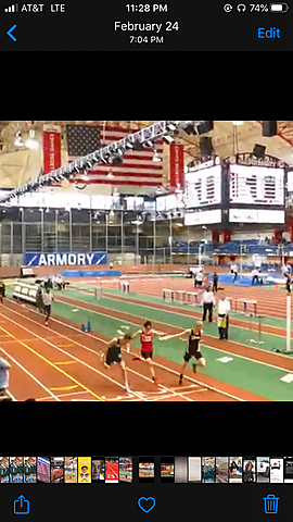 Qualifying for the NYS indoor track championships