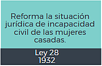 LEY NUMERO 28 DE 1932 Igualdad jurídica