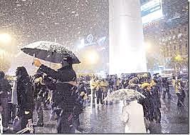 histórica nevada en Buenos Aires