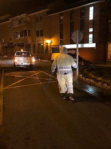 HORARIOS DESINFECCIÓN