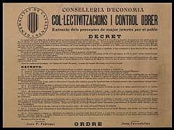 El‌ ‌decret‌ ‌de‌ ‌col·lectivització‌ ‌i‌ ‌control‌ ‌dels‌ ‌treballadors