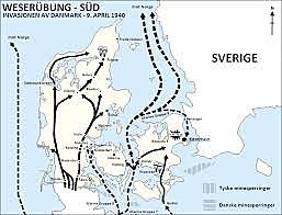 Tyskland angriper Norge og Danmark