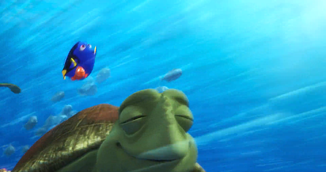 Dory attraversa l' oceano