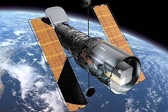 Telescopio espacial Hubble en órbita