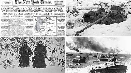 Alemania Invade la Unión Soviética (Operación barba roja)