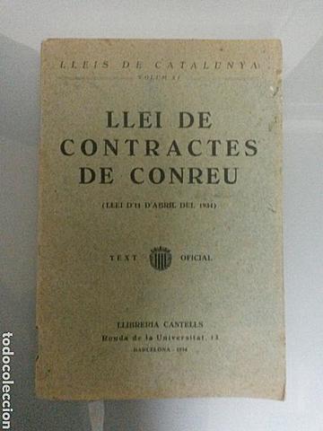 Llei de Contractes de Conreu