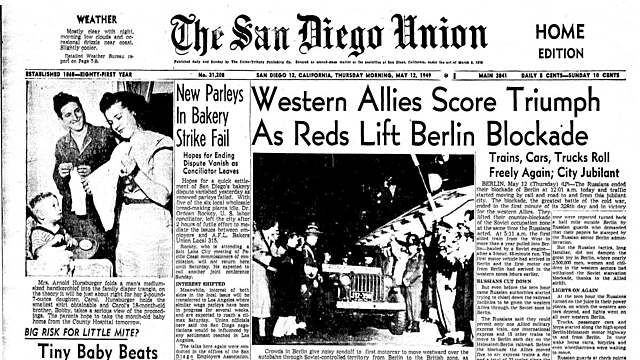Lifting of the Berlin Blockade