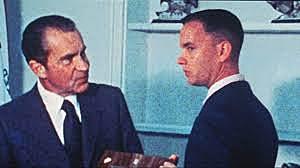 Forrest meets President Nixon