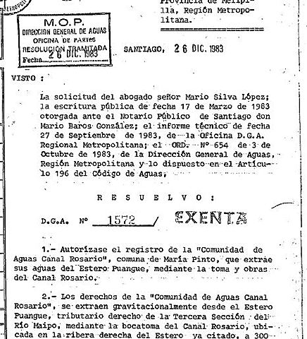 DGA Resuelve Comunidad El Rosario