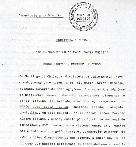 Reducción Escritura Comunidad Santa Emilia