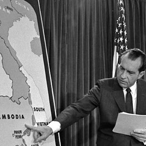 Nixon sends troops to Cambodia