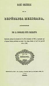 Bases de la Organización Política de la República Mexicana