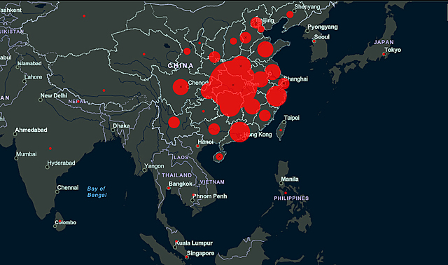 El brote de infectados aumenta más en China