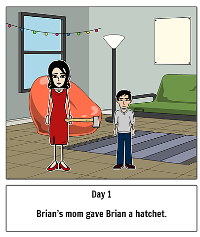 Day 1 - Hatchet from Mom